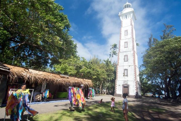 Circle Island Lighthouse on Tahiti